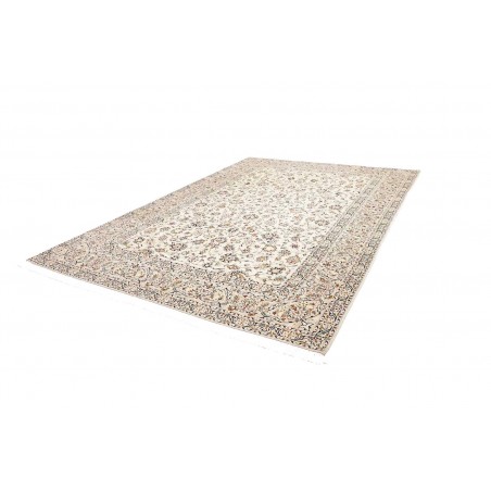 Tappeto Kashan Persia bianco grigio 250x353