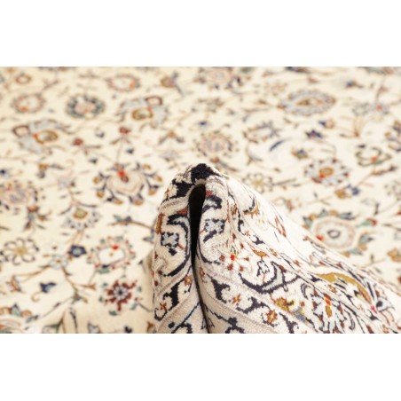 Tappeto Kashan Persia bianco grigio 250x353