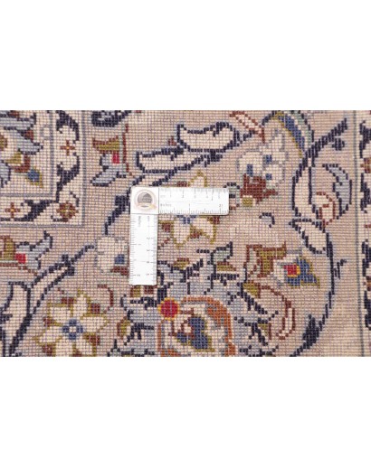Tappeto Kashan Persia bianco grigio 250x353