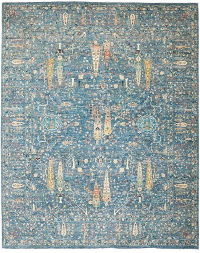 Tappeto Shahi Fine Pakistan grigio bianco 245x304