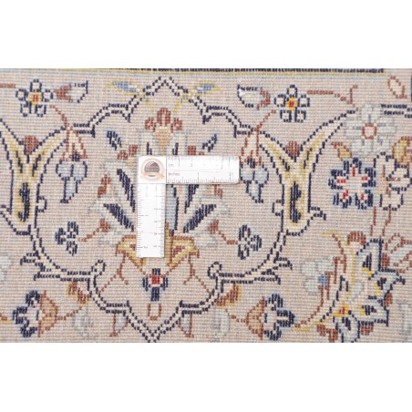 Tappeto Kashan Persia bianco grigio 243x356