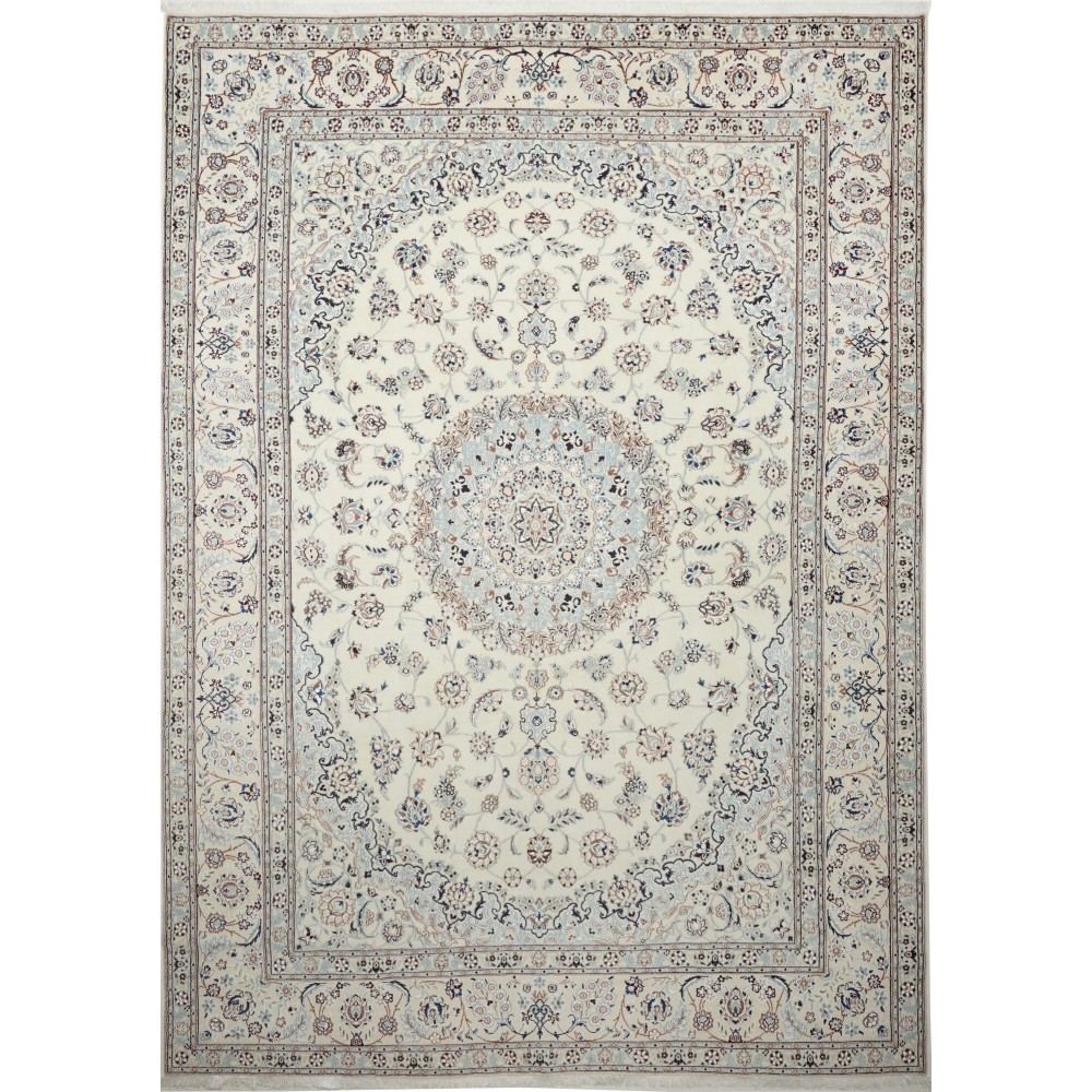 Tappeto Nain 9La Persia beige grigio 242x337 Tappeto Nain 9La Persia beige grigio 242x337