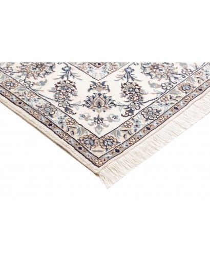 Tappeto Nain Kashmar Persia bianco grigio 250x350