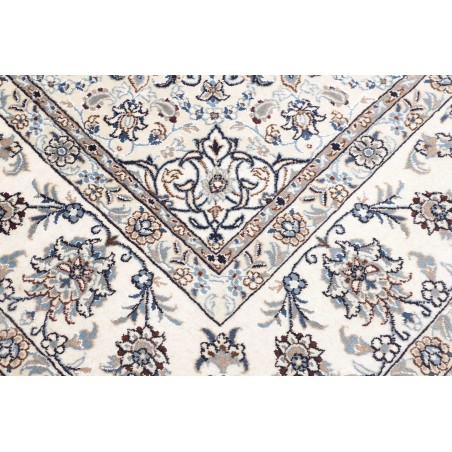 Tappeto Nain Kashmar Persia bianco grigio 250x350
