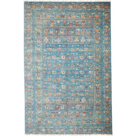 Tappeto Rubin Pakistan grigio giallo 203x307