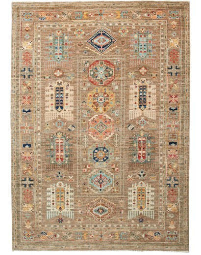 Tappeto Tribal Pakistan marrone 169x236