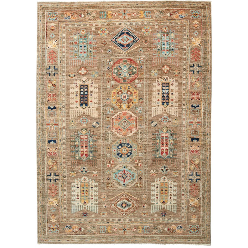 Tappeto Tribal Pakistan marrone 169x236 Tappeto Tribal Pakistan marrone 169x236