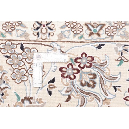 Tappeto Nain 9La Persia bianco blu 245x350