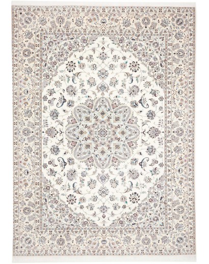 Tappeto Nain 9La Persia bianco marrone 250x344