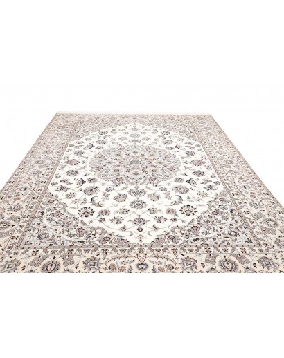 Tappeto Nain 9La Persia bianco marrone 250x344