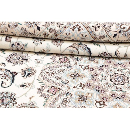 Tappeto Nain 9La Persia bianco marrone 250x344