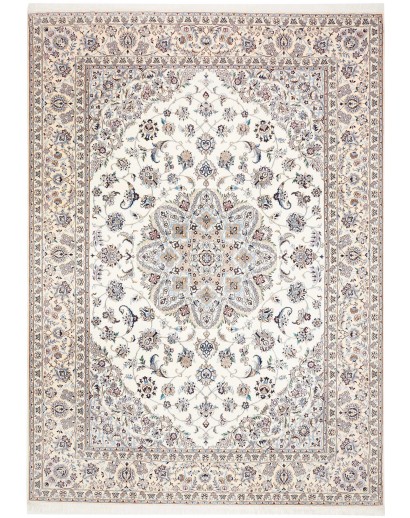 Tappeto Nain 9La Persia bianco grigio 250x346