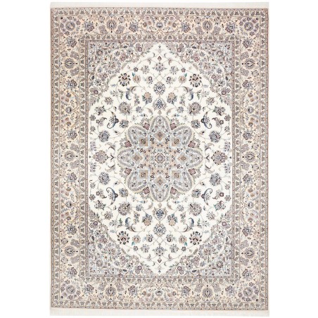 Tappeto Nain 9La Persia bianco grigio 250x346