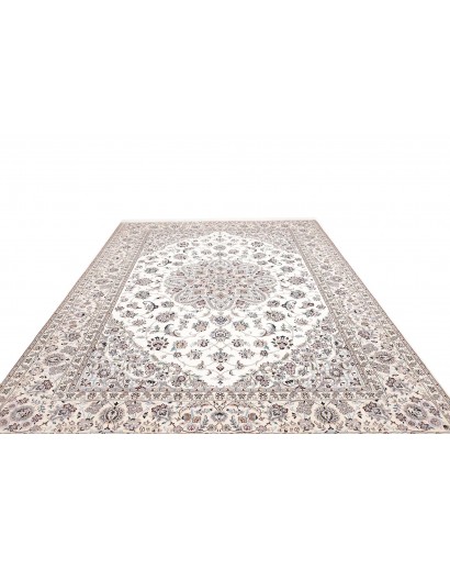 Tappeto Nain 9La Persia bianco grigio 250x346