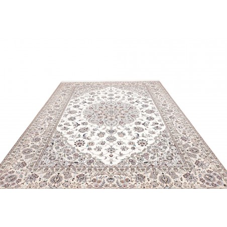 Tappeto Nain 9La Persia bianco grigio 250x346