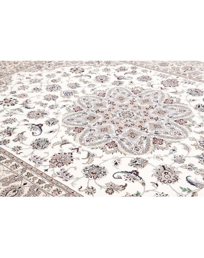 Tappeto Nain 9La Persia bianco grigio 250x346