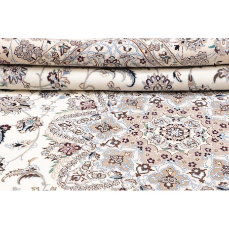 Tappeto Nain 9La Persia bianco grigio 250x346