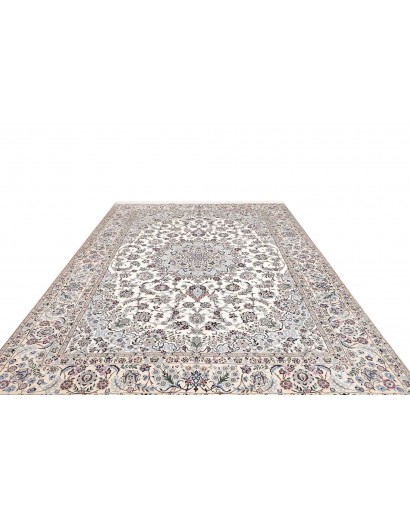 Tappeto Nain 9La Persia bianco grigio 252x353