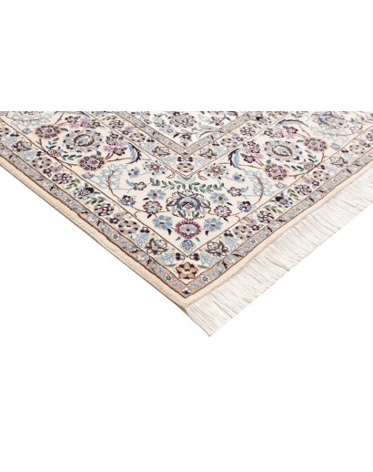 Tappeto Nain 9La Persia bianco grigio 252x353