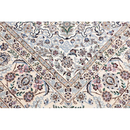Tappeto Nain 9La Persia bianco grigio 252x353