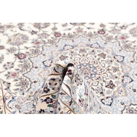 Tappeto Nain 9La Persia bianco grigio 252x353