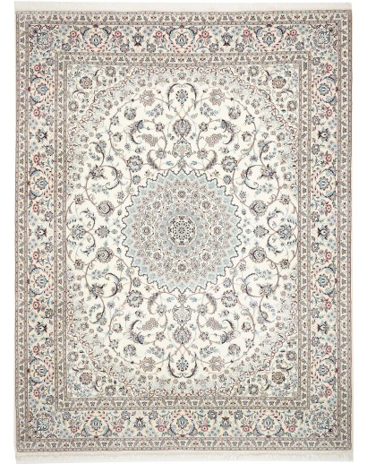 Tappeto Nain 9La Persia bianco grigio 297x390