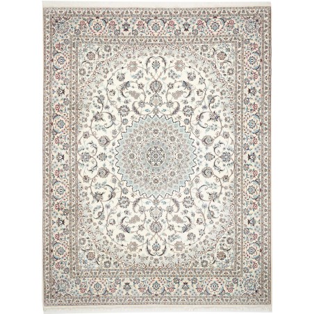 Tappeto Nain 9La Persia bianco grigio 297x390