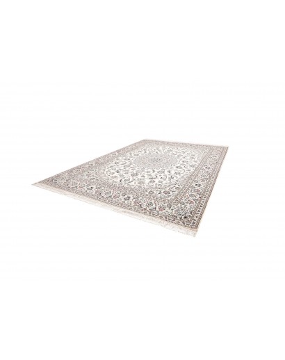 Tappeto Nain 9La Persia bianco grigio 297x390
