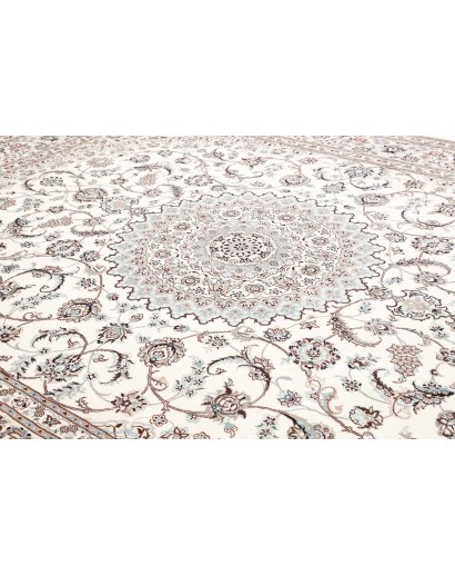 Tappeto Nain 9La Persia bianco grigio 297x390