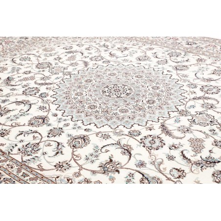 Tappeto Nain 9La Persia bianco grigio 297x390