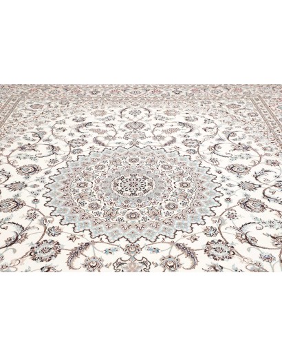 Tappeto Nain 9La Persia bianco grigio 297x390