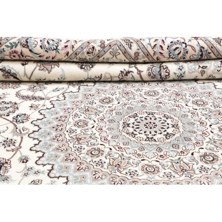 Tappeto Nain 9La Persia bianco grigio 297x390