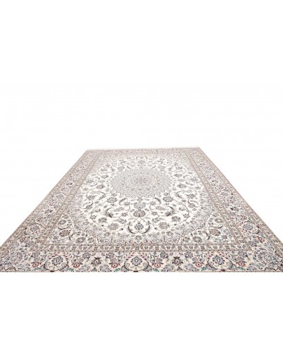Tappeto Nain 9La Persia bianco azzurro 297x381