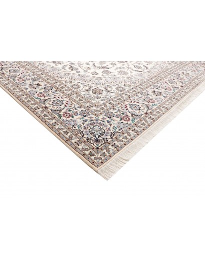 Tappeto Nain 9La Persia bianco azzurro 297x381