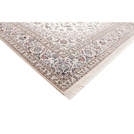 Tappeto Nain 9La Persia bianco azzurro 297x381