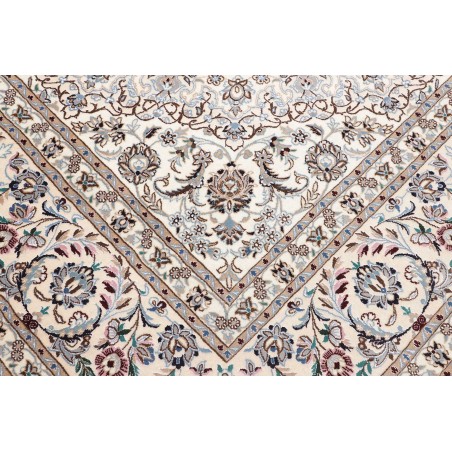 Tappeto Nain 9La Persia bianco azzurro 297x381