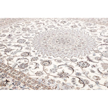 Tappeto Nain 9La Persia bianco azzurro 297x381