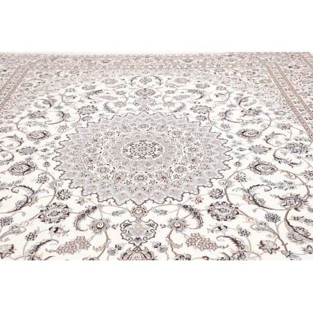 Tappeto Nain 9La Persia bianco azzurro 297x381
