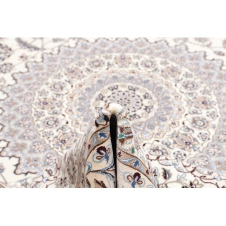 Tappeto Nain 9La Persia bianco azzurro 297x381