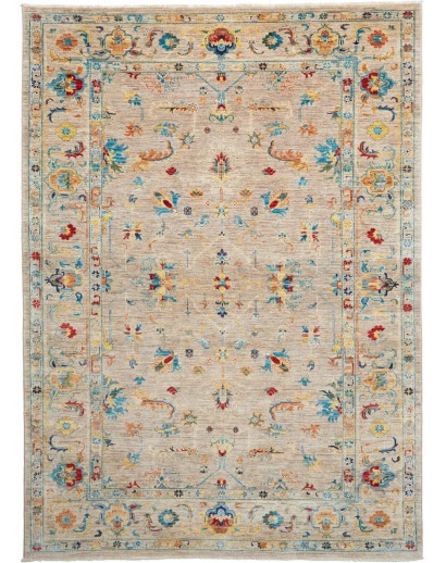 Tappeto Zigler Fine Pakistan marrone azzurro 168x233