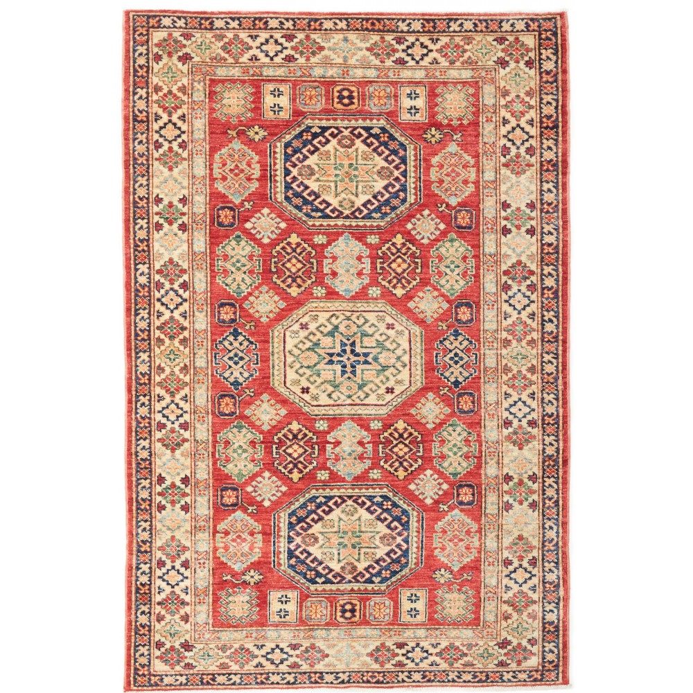 Tappeto Kazak Fine Pakistan marrone 119x182 Tappeto Kazak Fine Pakistan marrone 119x182