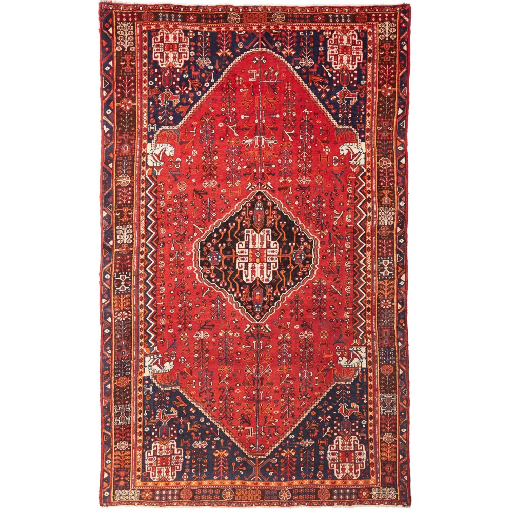 Tappeto Shiraz Persia marrone 160x260 Tappeto Shiraz Persia marrone 160x260