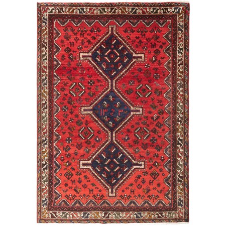 Tappeto Shiraz Persia marrone giallo 170x248