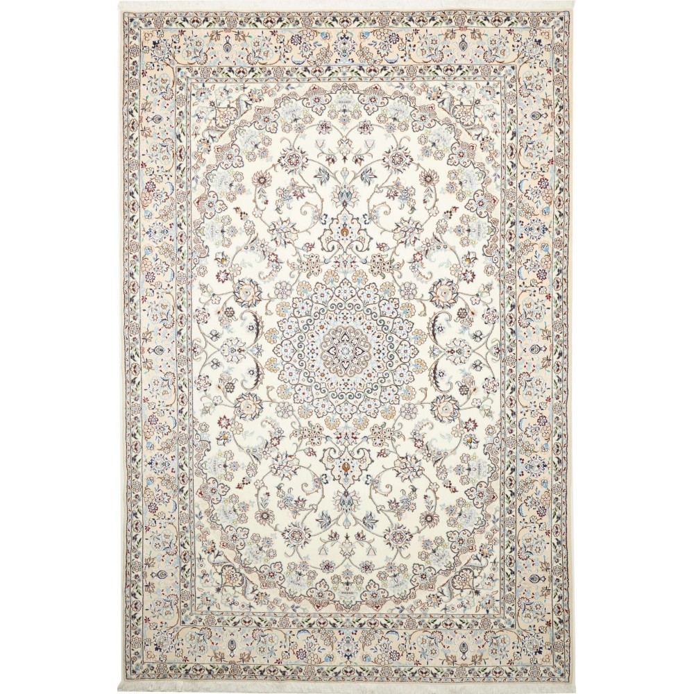 Tappeto Nain 9La Persia bianco 208x313 Tappeto Nain 9La Persia bianco 208x313