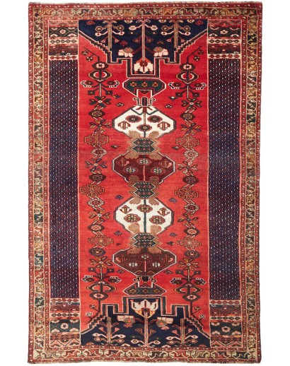 Tappeto Shiraz Persia rosso verde 163x260