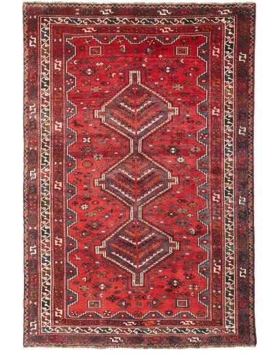 Tappeto Shiraz Persia marrone rosso 168x250