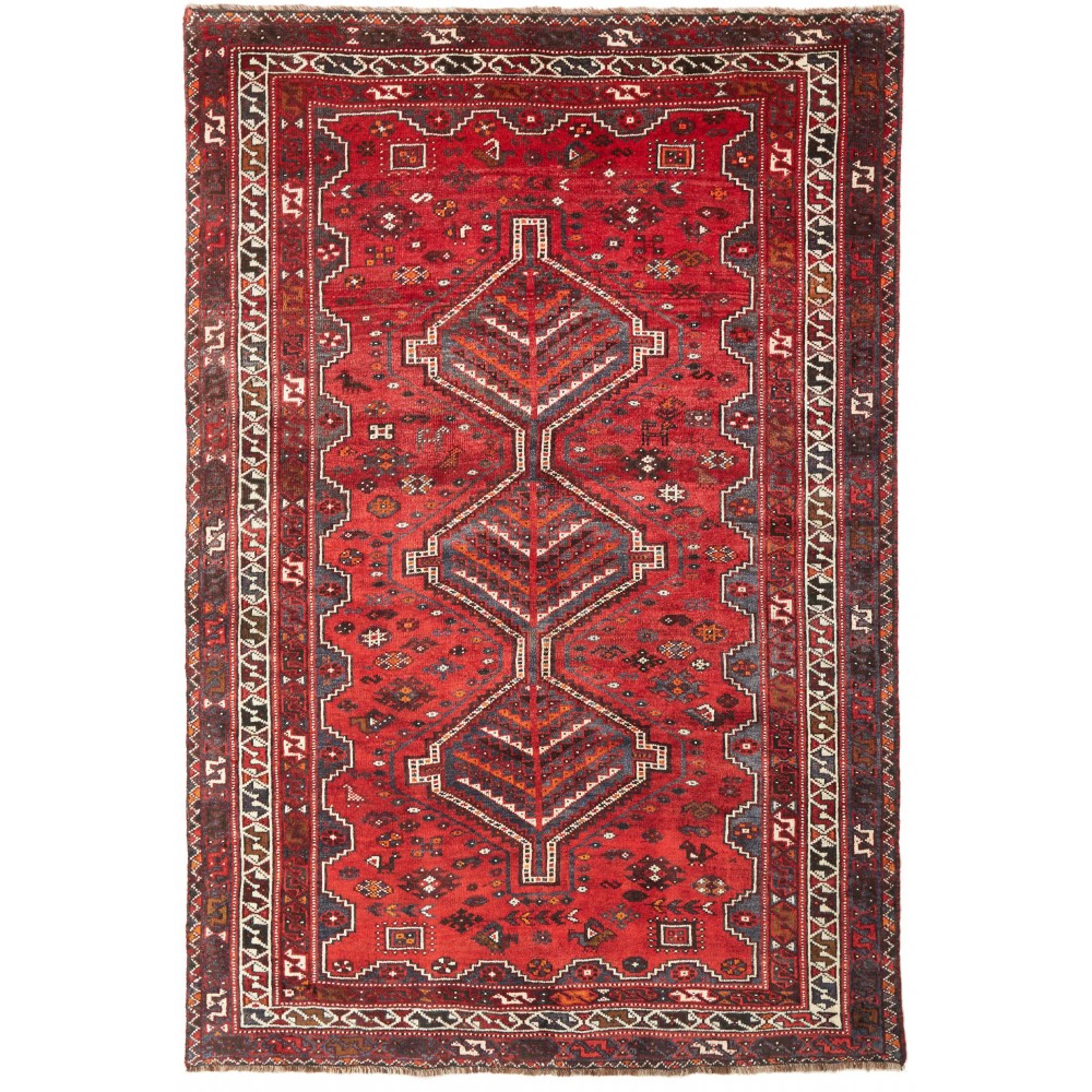Tappeto Shiraz Persia marrone rosso 168x250 Tappeto Shiraz Persia marrone rosso 168x250