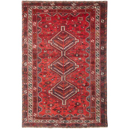 Tappeto Shiraz Persia marrone rosso 168x250