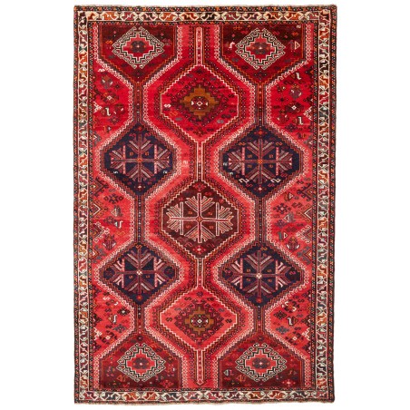Tappeto Shiraz Persia marrone giallo 157x240