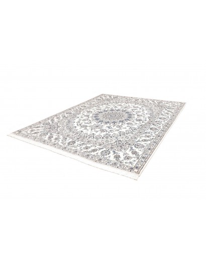 Tappeto Nain Kashmar Persia beige azzurro 244x296